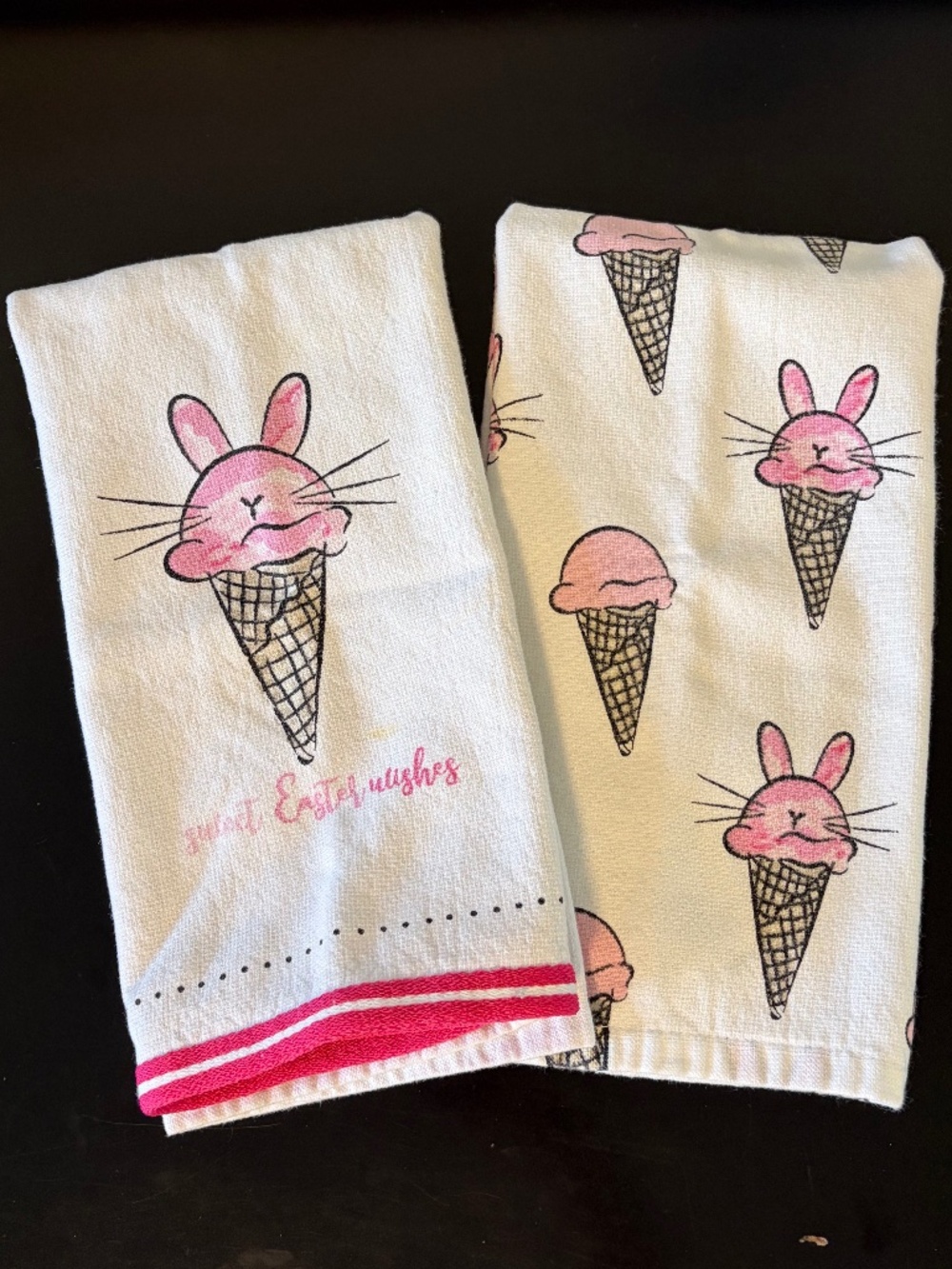 3 for $12: Easter kitchen hand towels